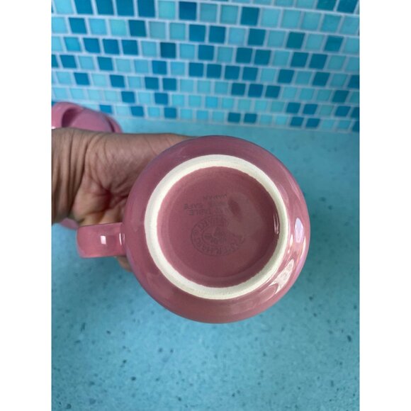 Baker Hart Stuart Vintage Cream Sugar Set Pink Collectible Japan - Picture 7 of 8